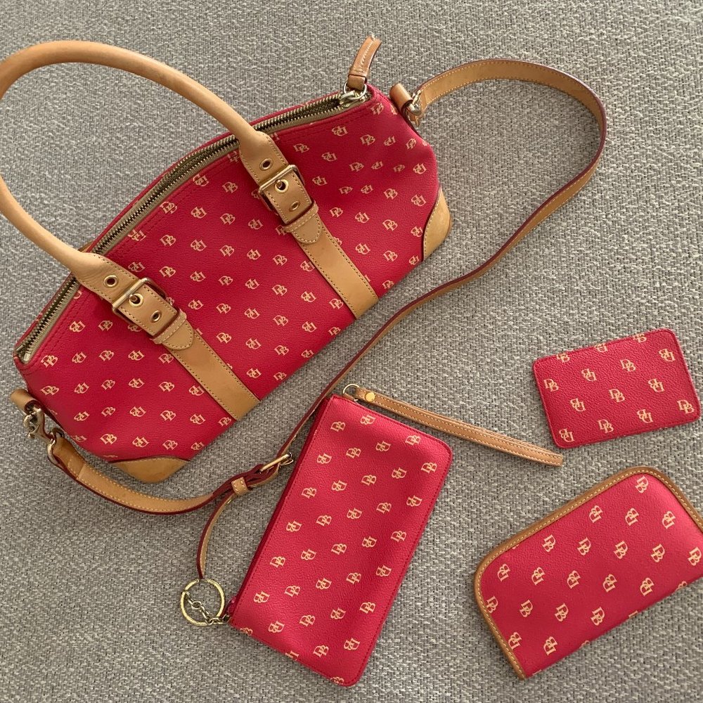 Red Leather Dooney & Bourke Bag